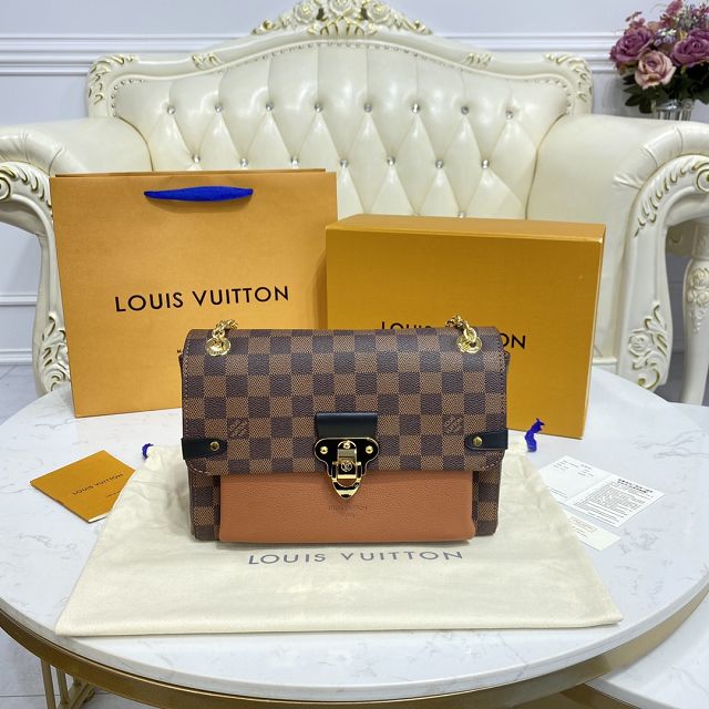 Louis vuitton original damier ebene vavin mm n40110 caramel