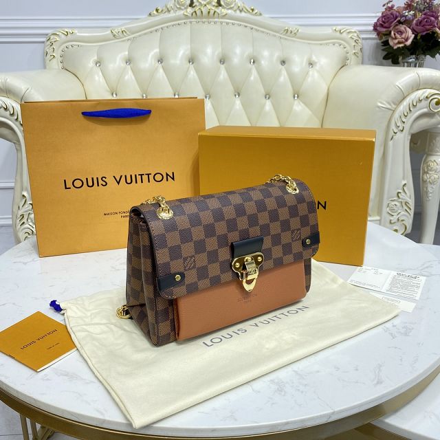 Louis vuitton original damier ebene vavin mm n40110 caramel