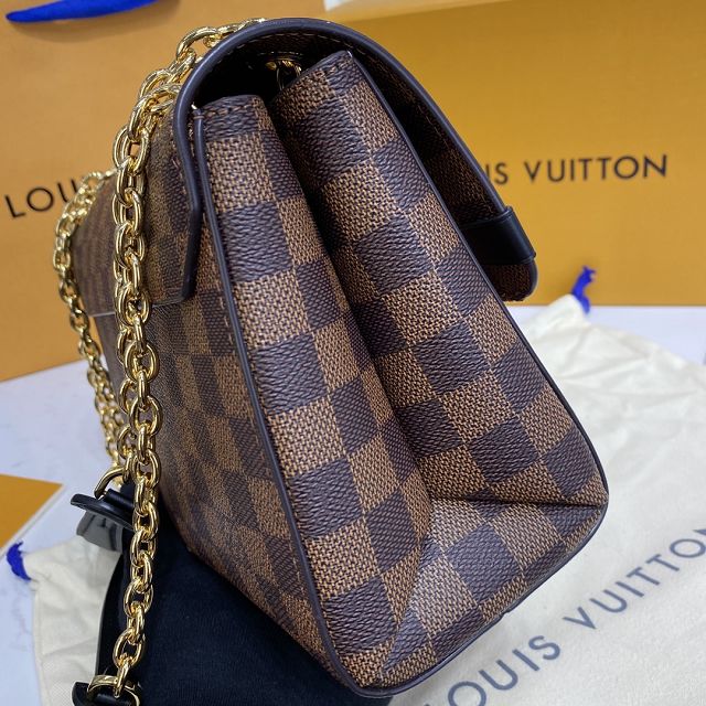 Louis vuitton original damier ebene vavin mm n40110 caramel