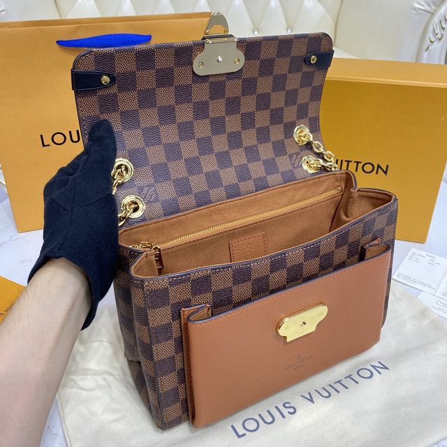 Louis vuitton original damier ebene vavin mm n40110 caramel