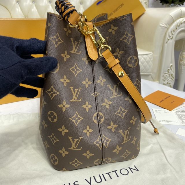 Louis vuitton original monogram canvas neonoe bag m40343 yellow