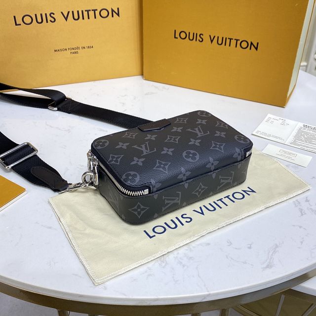 Louis vuitton original monogram eclipse alpha bag M60414 