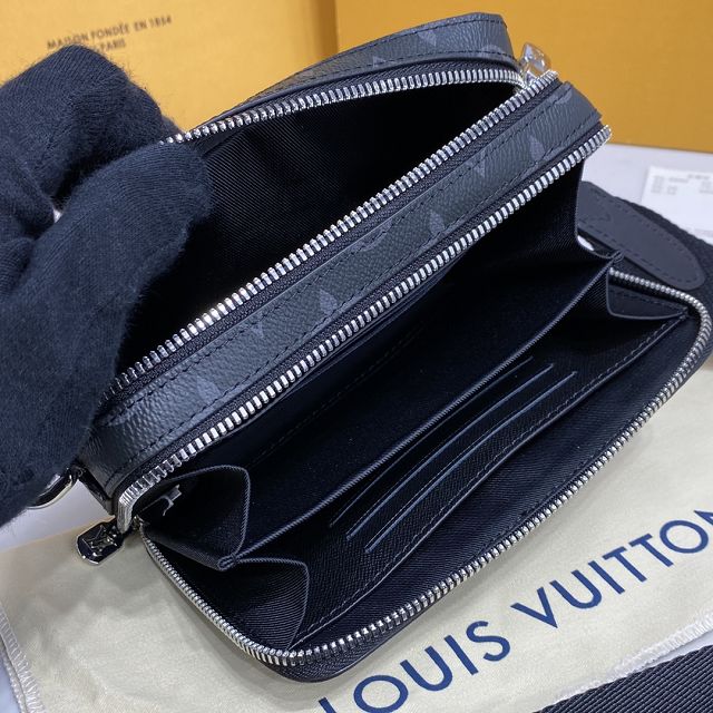 Louis vuitton original monogram eclipse alpha bag M60414 