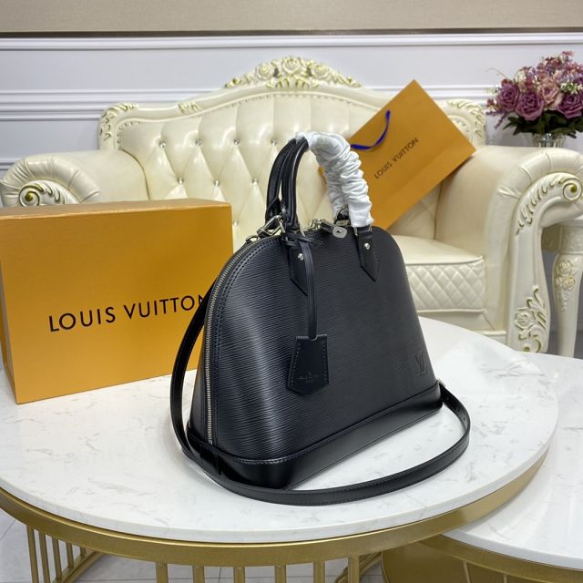 Louis vuitton original epi leather alma pm M40862 black