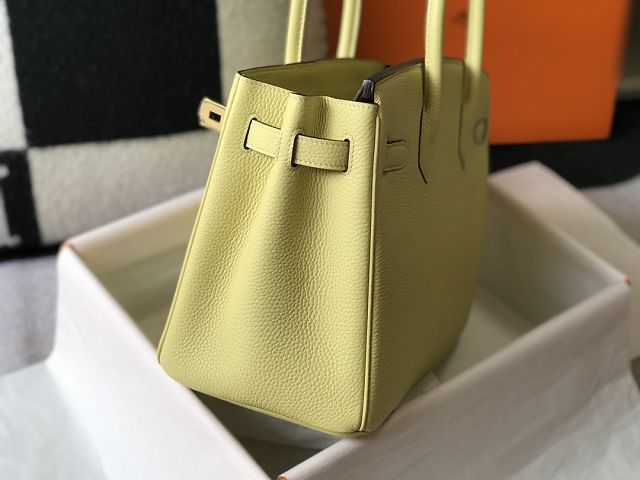 Hermes original togo leather birkin 30 bag H30-1 jaune poussin