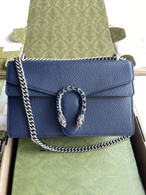 Top GG original calfskin dionysus medium shoulder bag 400249 blue
