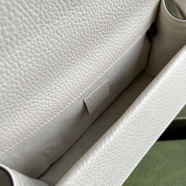 Top GG original calfskin dionysus small shoulder bag 499623 white
