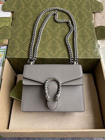 Top GG original calfskin dionysus mini shoulder bag 421970 grey