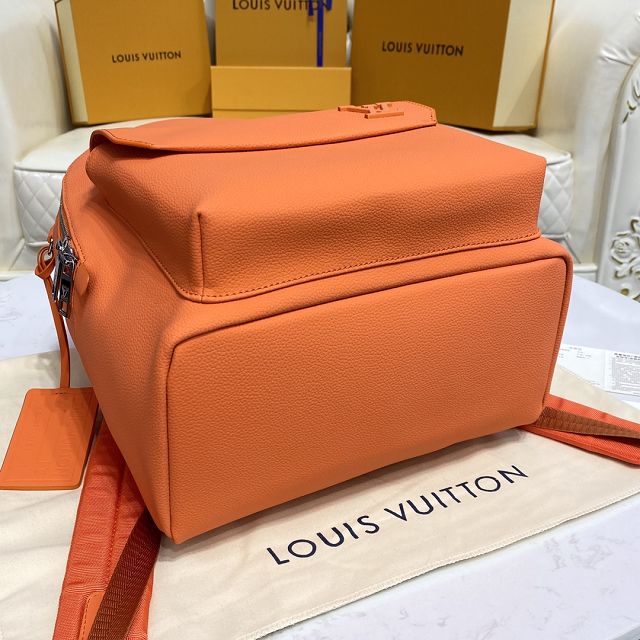 Louis vuitton original calfskin aerogram backpack M57079 orange