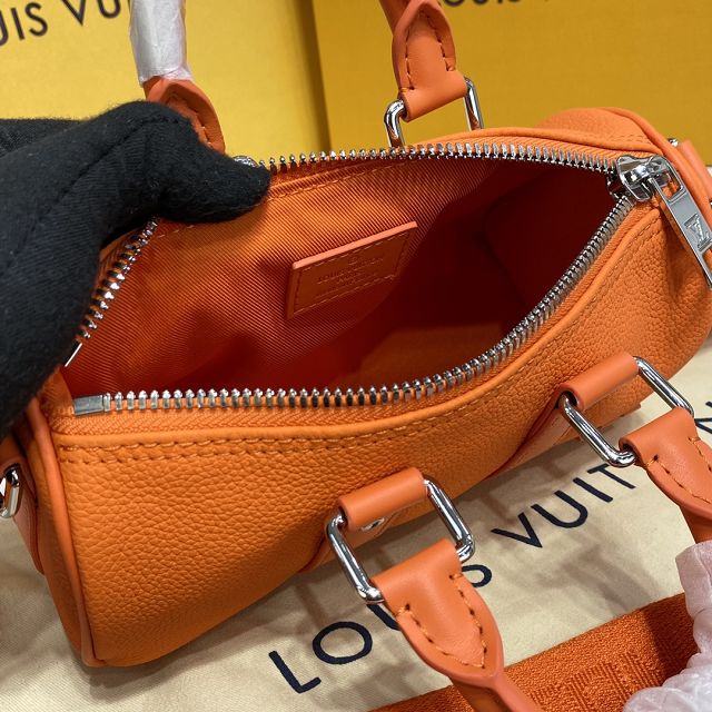 Louis vuitton original calfskin keepall XS bag M80950 orange