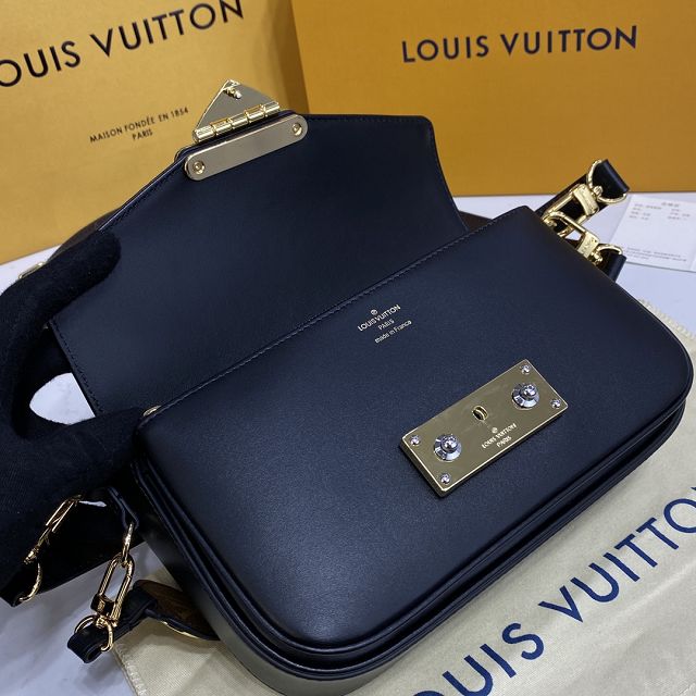 2022 Louis vuitton original calfskin swing handbag M20393 black