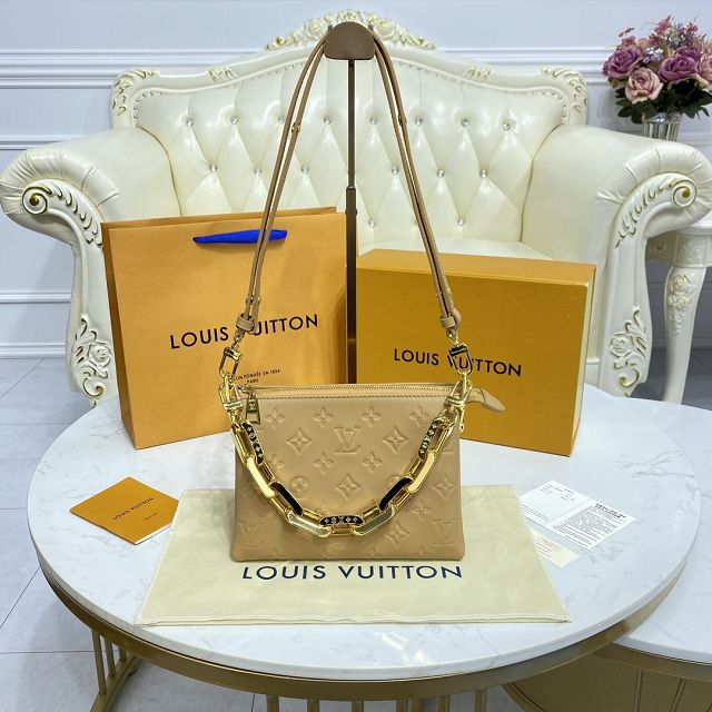 Louis vuitton original lambskin coussin BB M20574 apricot