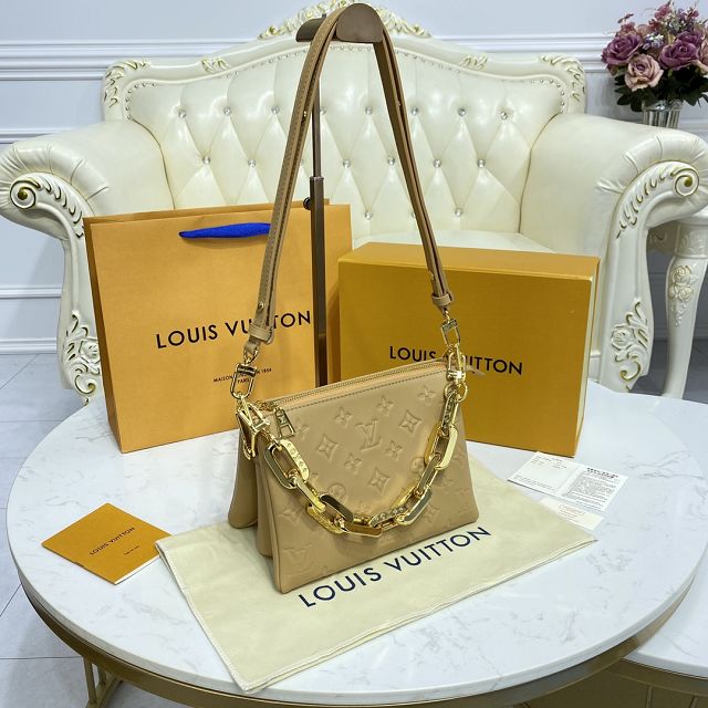 Louis vuitton original lambskin coussin BB M20574 apricot