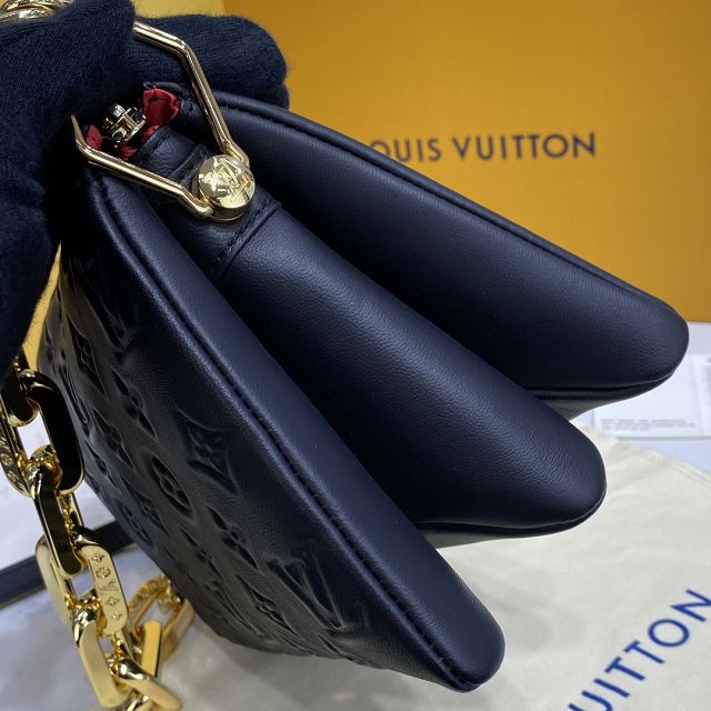 Louis vuitton original lambskin coussin BB M20574 black