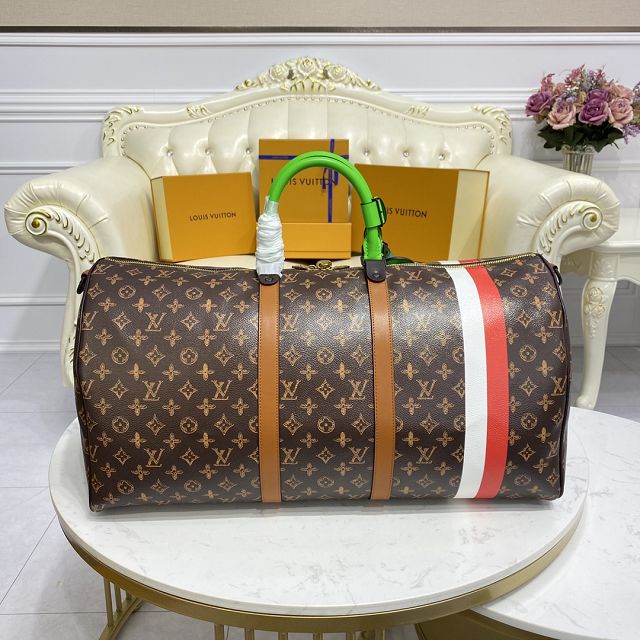 Louis vuitton original monogram canvas keepall 55 M59661 