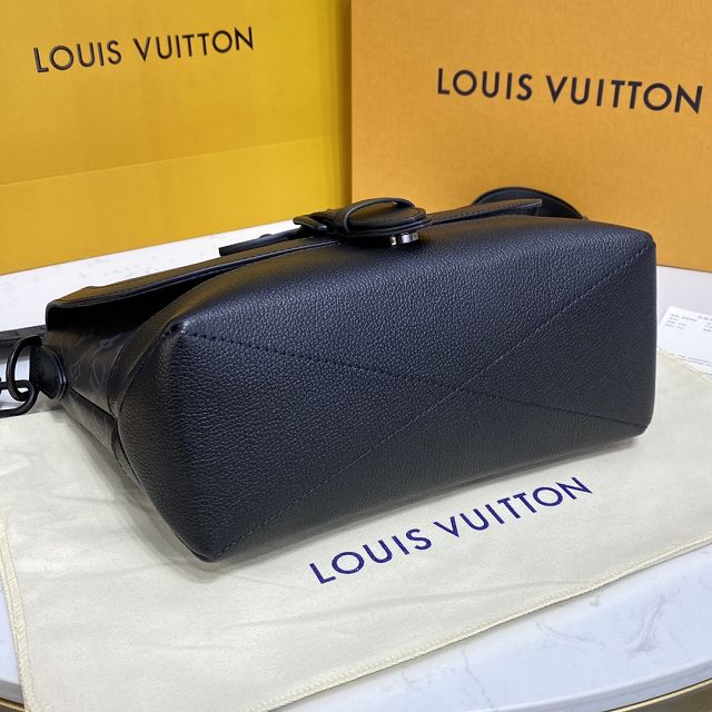 Louis vuitton original monogram eclipse saumur messenger bag M45911