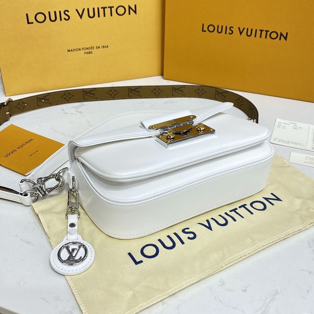 2022 Louis vuitton original calfskin swing handbag M20395 white