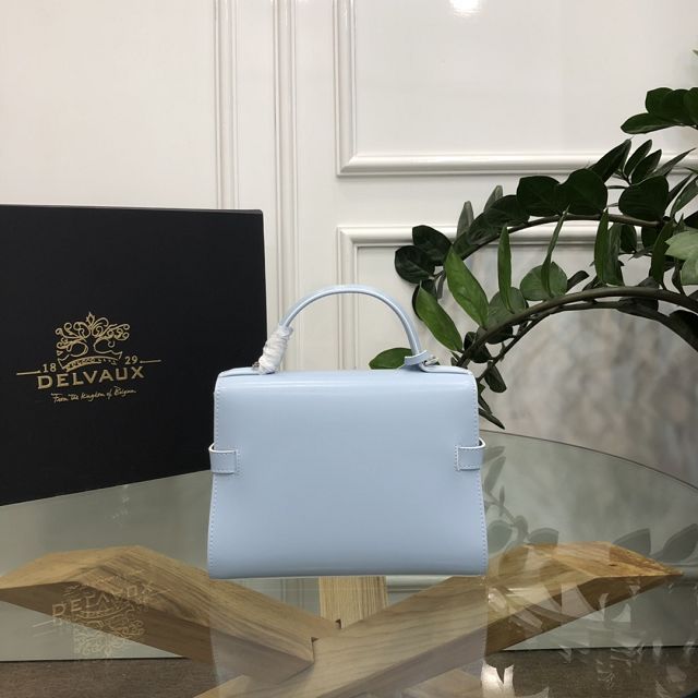 Delvaux original box calfskin tempete pm bag AA0505 light blue