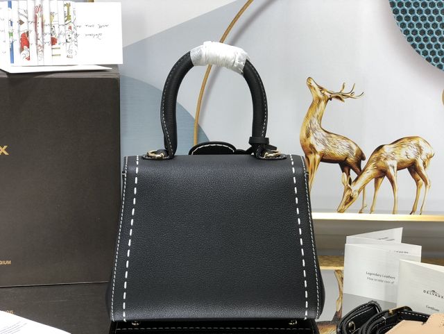 Delvaux original grained calfskin brillant mini bag AA0406 black