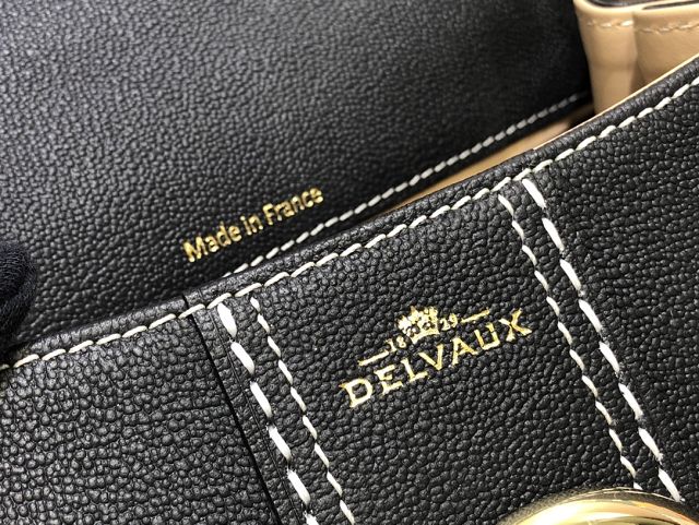 Delvaux original grained calfskin brillant mini bag AA0406 black