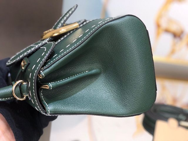 Delvaux original grained calfskin brillant mini bag AA0406 emerald green