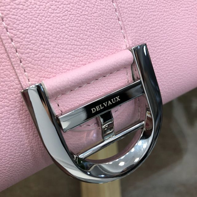 Delvaux original grained calfskin brillant mini bag AA0406 pink