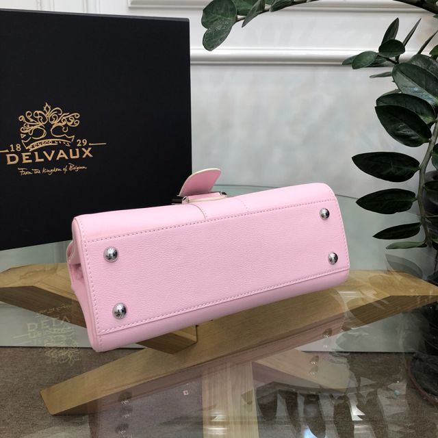 Delvaux original grained calfskin brillant small bag AA0417 pink