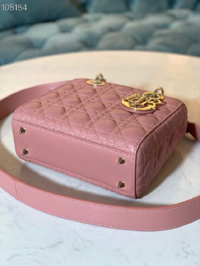 Dior original lambskin small my ABCdior bag M0538 pink