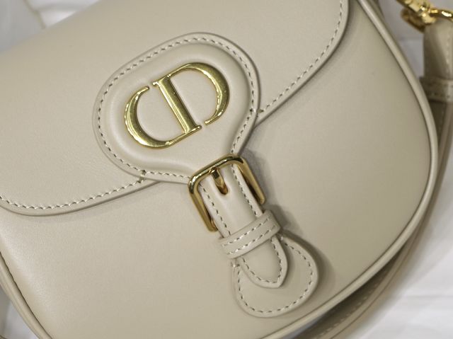 Dior original box calfskin small bobby bag M9317 light apricot