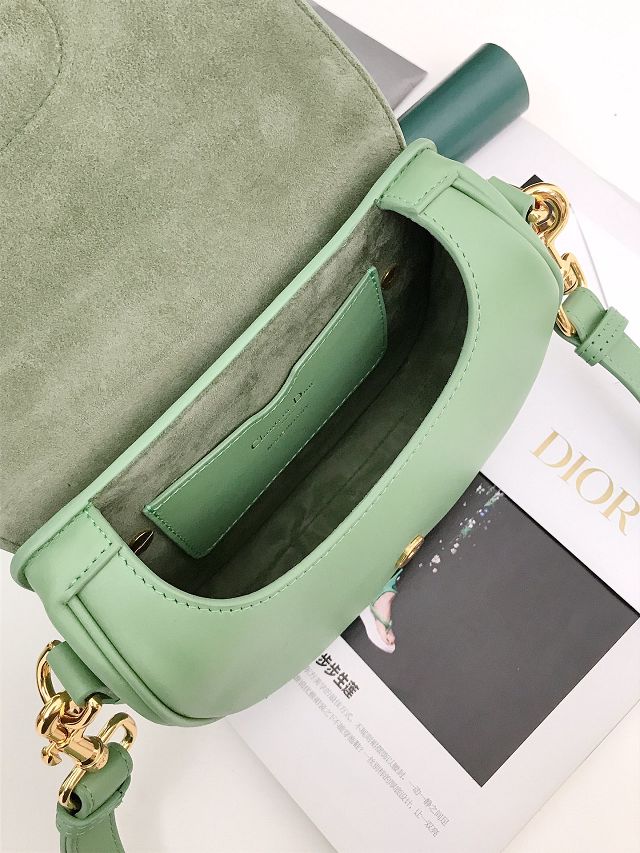 Dior original box calfskin small bobby bag M9317 mint green