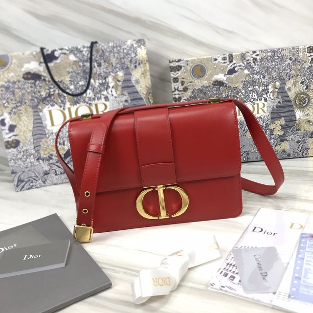 Dior original smooth calfskin 30 montaigne bag M9203 wine