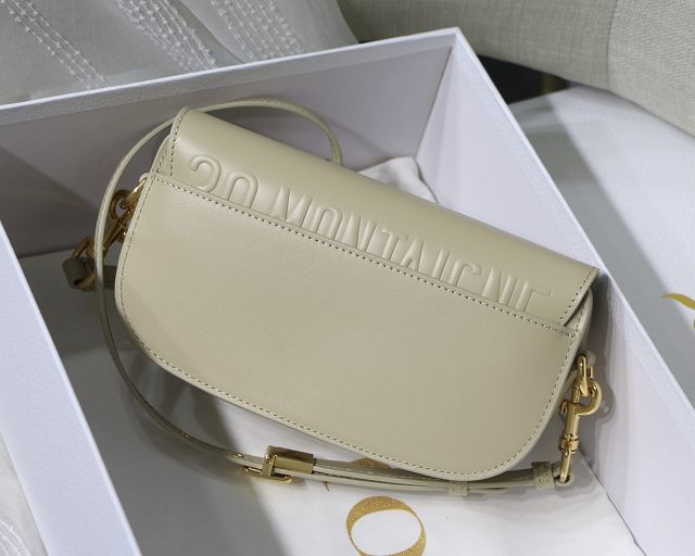 Dior original box calfskin bobby east-west bag M9327 apricot