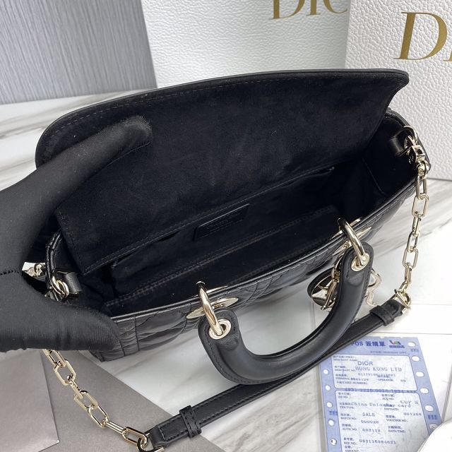 Dior original lambskin lady D-Joy bag M0540C black