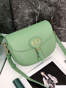Dior original box calfskin medium bobby bag M9319 mint green