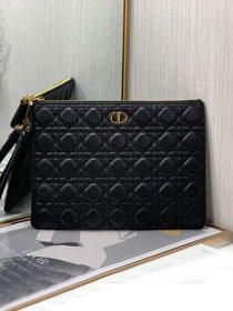 Dior original lambskin caro daily pouch S5086 black