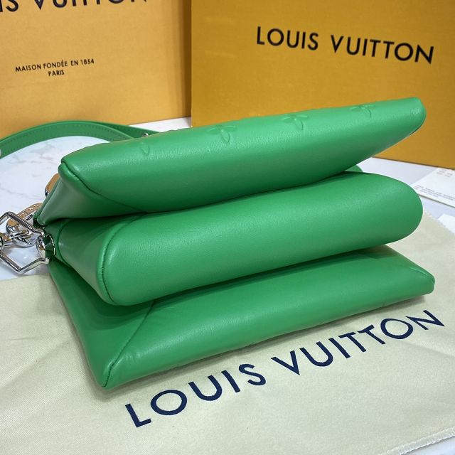 Louis vuitton original lambskin coussin BB bag M20574 green