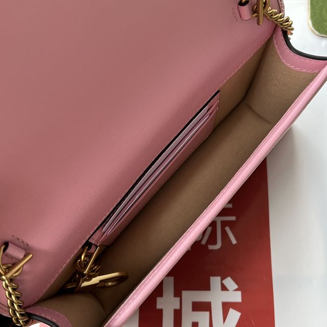 GG original calfskin diana mini bag 696817 pink