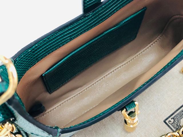 GG original calfskin jackie 1961 mini bag 675799 green