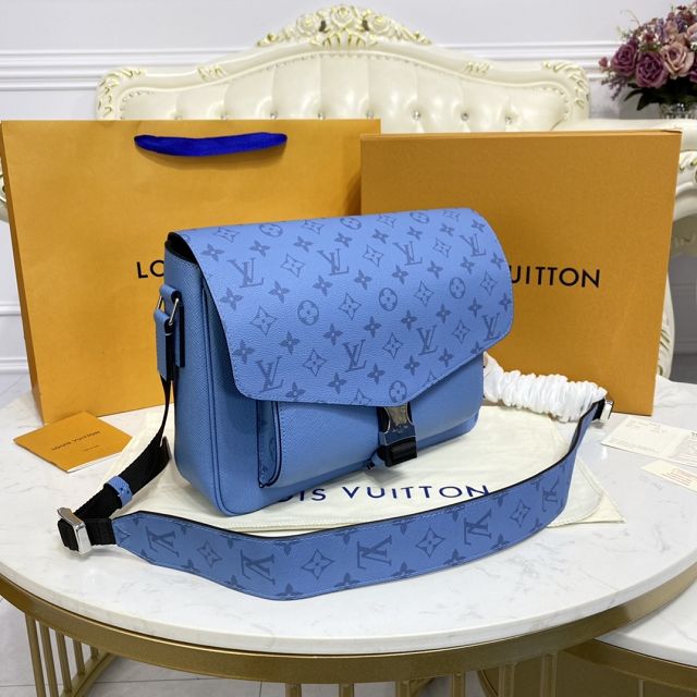 Louis vuitton original monogram outdoor messengerama bag M30746 blue