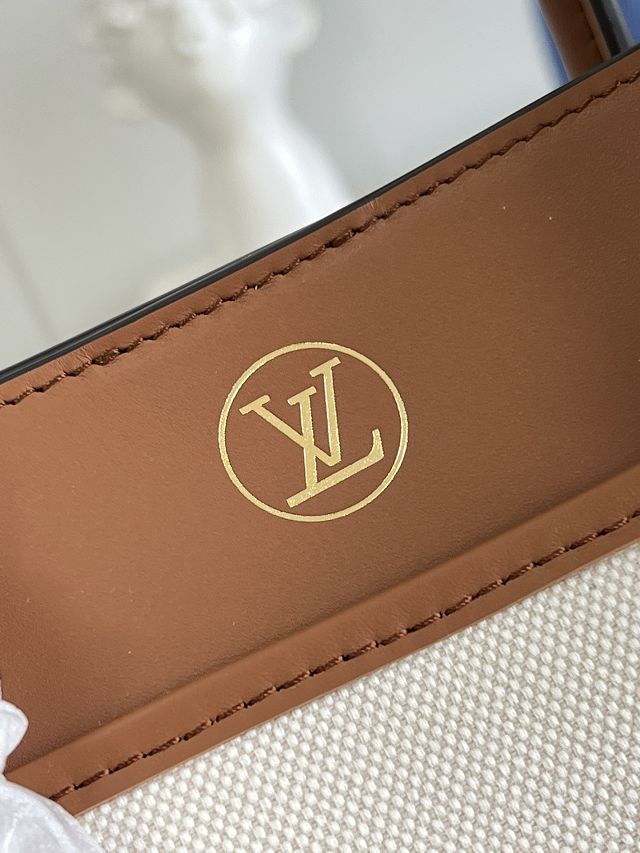 Louis vuitton original canvas on my side mm M59845 brown