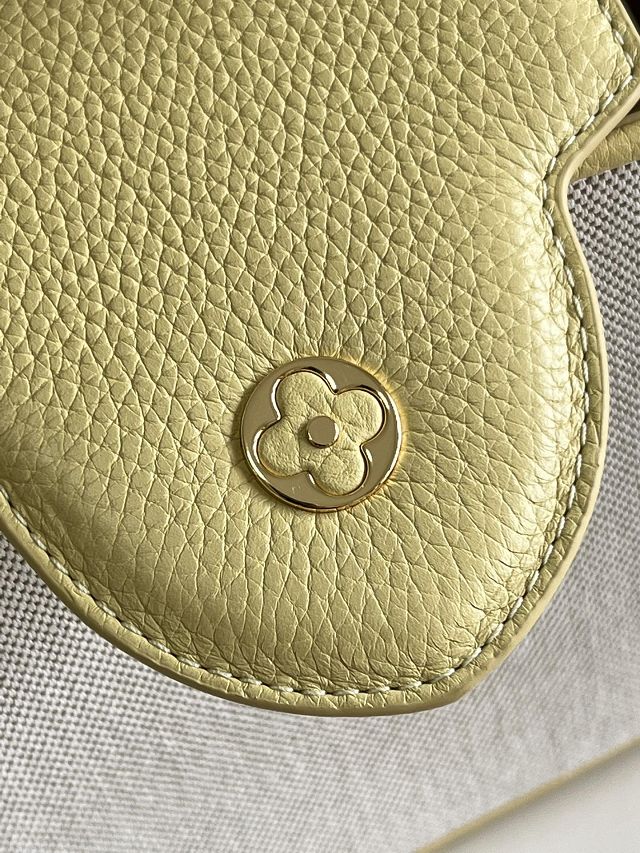 Louis vuitton original canvas capucines BB handbag M59873 yellow
