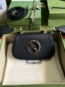 GG original calfskin blondie mini bag 698643 black