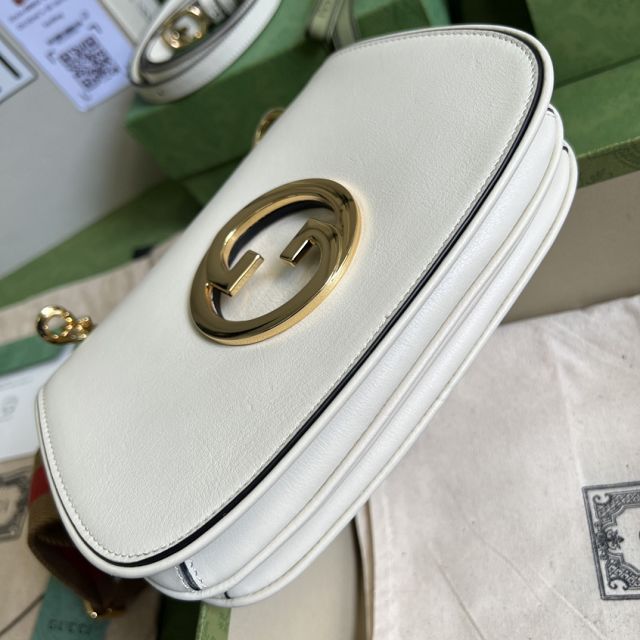 GG original calfskin blondie mini bag 698643 white