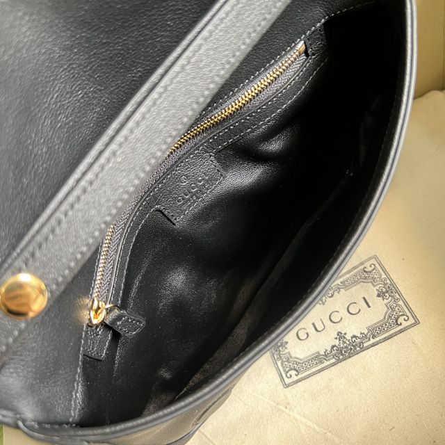 GG original calfskin blondie shoulder bag 699268 black