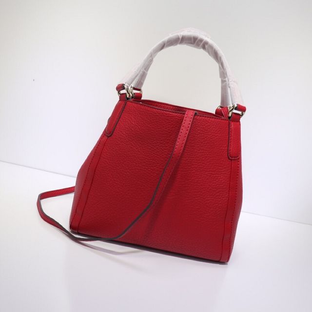 GG original calfskin small tote bag 336751 red