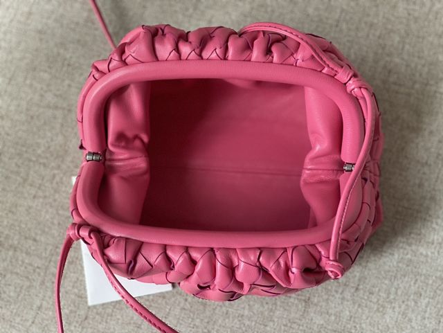 BV original lambskin mini 20 pouch 585852 girl pink
