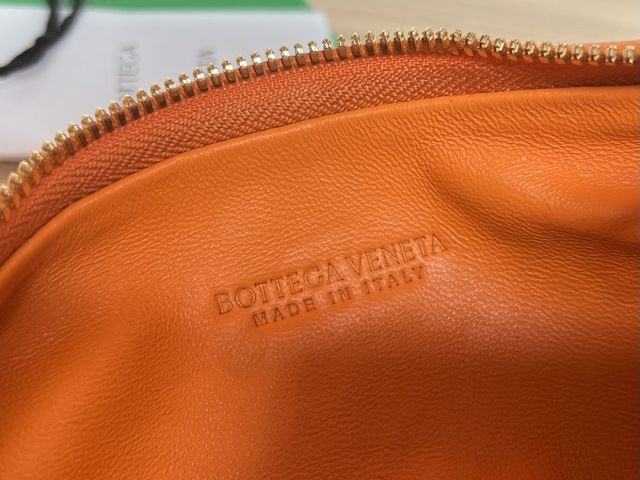BV original lambskin mini jodie bag 651876 hot orange