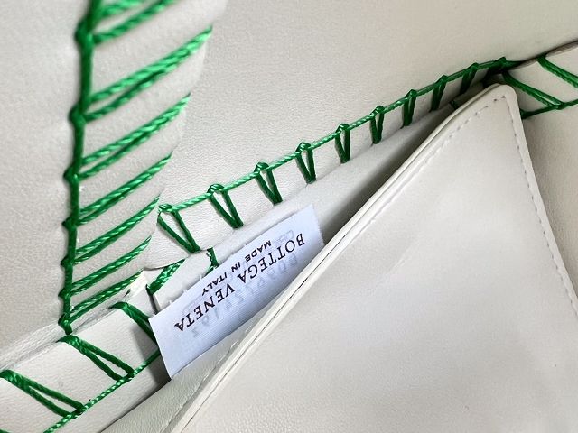 BV original smooth calfskin mini arco tote bag 690401 white