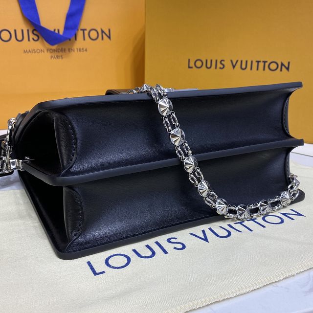 Louis vuitton original denim dauphine mm M59361 black