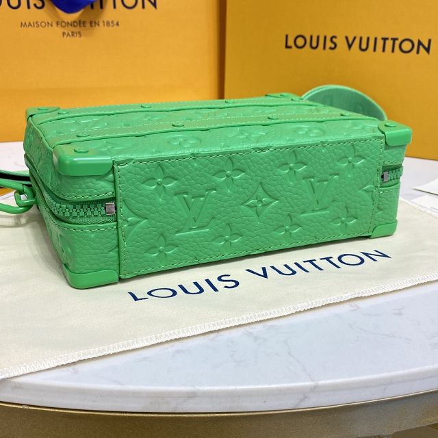 Louis vuitton original calfskin handle soft trunk M96163 green